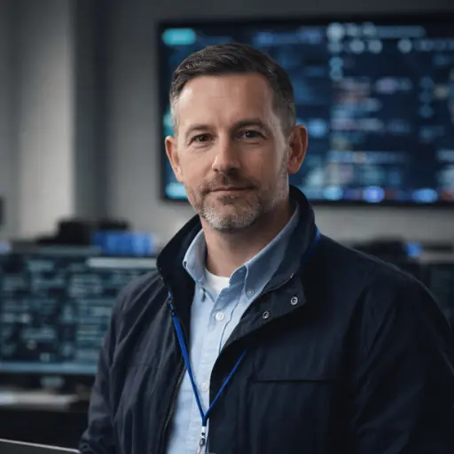 Portrait de Marc Lefèvre, consultant en cybersécurité et auteur pour Risques Numériques