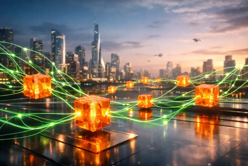 IA et Blockchain — Synergie de l'IA et de la Blockchain : une révolution technologique en marche. système neuronal des blockchains